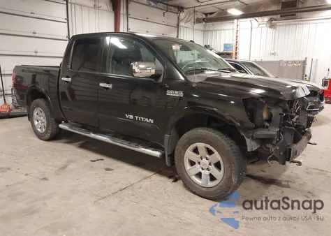 2015 Nissan Titan Sv из США, поврежденный, VIN 1N6BA0EC7FN509360